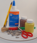supplies to make sunflower preschool craft
