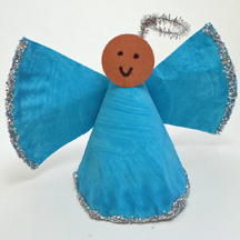 Craft Ideas Elementary Kids on Preschool Crafts For Kids   Paper Plate Christmas Angel Craft