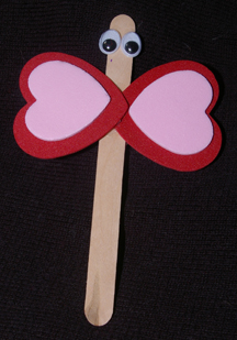 Popsicle stick butterfly