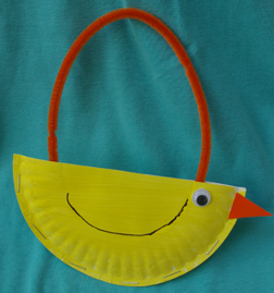 Easter chick purse