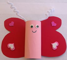 Butterfly TP tube craft